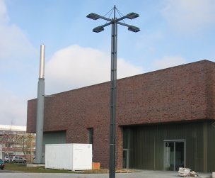 BTU Cottbus, Auenbeleuchtung Verkehrstechnikhalle